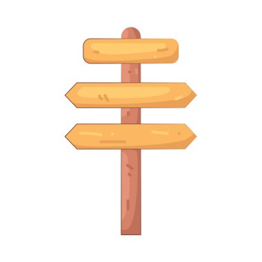 Bir yol işareti gezginler için yön ve bilgi sağlar.