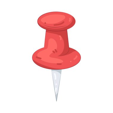 Bir basma iğnesi tahtalara notlar ya da kağıtlar ekler.