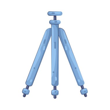 Fotoğraf ve video çekimleri sırasında kameralara istikrar sağlayan bir tripod.