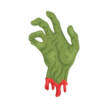 Zombi eli, yerden yükselen tüyler ürpertici bir eldir. Sahneye hayaletli bir hava katar..