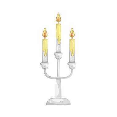 Ürkütücü bir parıltı ve gizemli bir atmosfer yaratan titreyen bir mum..