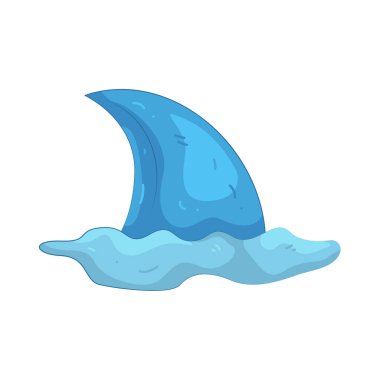 Köpekbalığı yüzgeci, okyanus yüzeyini kesen bir köpekbalığının görünür sırt yüzgeci..