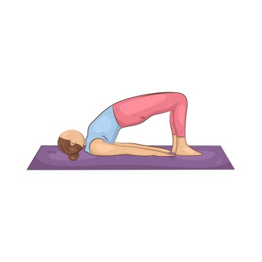 Köprü pozu sırtı güçlendirir ve göğsü açar..