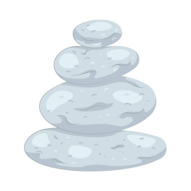 Zen stone symbolizes balance, calmness, and inner peace.