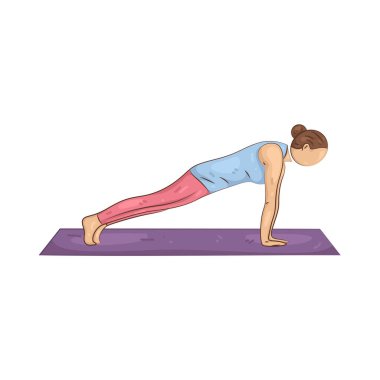 Plank pozu çekirdeği, kolları ve omuzları güçlendirir..