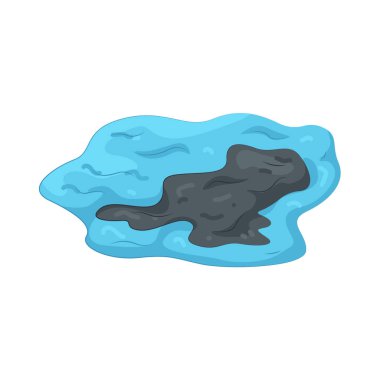 Petrol sızıntısı, fosil yakıt çıkarma ve taşımanın yol açtığı çevresel felaketleri temsil ediyor..