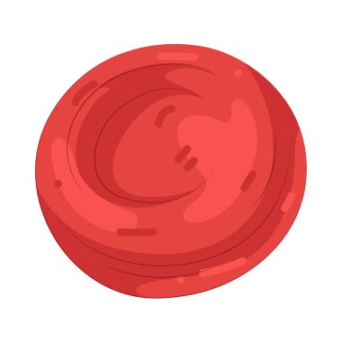 Bir kırmızı kan hücresi akciğerlerden vücut dokularına oksijen taşır..