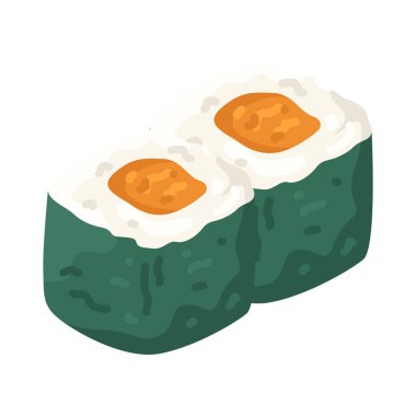 Suşi rulosu, pirinç, yosun ve çeşitli dolgulardan oluşan bir Japon yemeğidir..