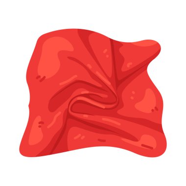 Kırmızı Kumaş cesaret ve cesareti simgeler..