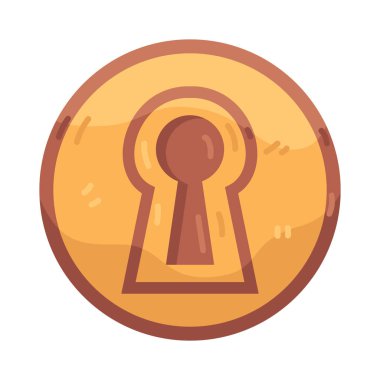 Anahtar deliği, güvenli ya da korunmuş içeriğe erişim, izin ve geçidi temsil eder.