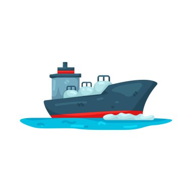 Petrol tankeri, petrol taşımacılığını simgeleyen büyük bir gemi..