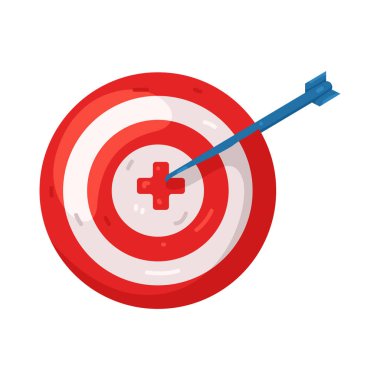 Hedef hedefleri, hedefleri ve odaklanmış başarıyı temsil ediyor