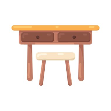 Tabureli bir masa yemek yemek veya çalışmak için kullanılan basit bir mobilya setidir..