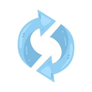 Eşzamanlama ve veri tutarlılığını sistemler arasında sembolize eder.