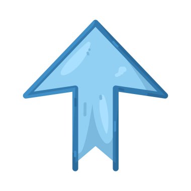 Yukarı bakan bir ok büyümeyi, gelişmeyi ya da değer artışını temsil eder..