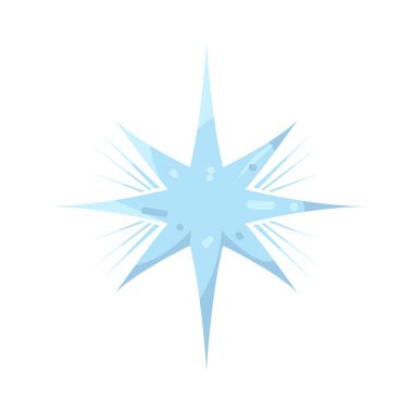 Mavi yıldız sükuneti, derinliği ve kozmik huzuru simgeler. Gece gökyüzünün bir parçası gibi hafifçe parlar..