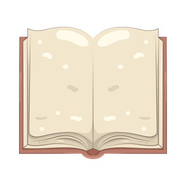 Açık bir kitap keşif, öğrenme ve paylaşılan bilgiyi temsil eder..