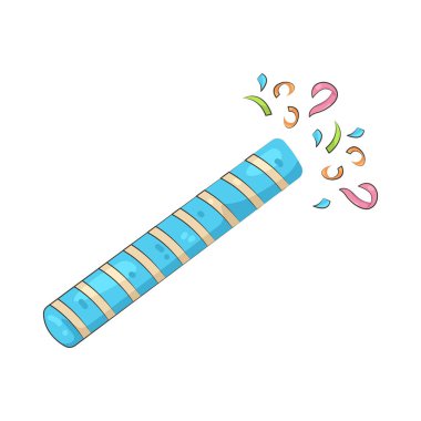 Parti meraklısı sürpriz, eğlenceli ve şenlikli patlamaları temsil eder..