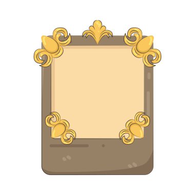 Altın bir çerçeve zarafeti, lüksü ve göze çarpan içeriği simgeler..