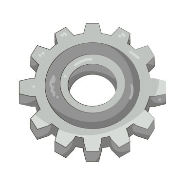 Bir dişli makine, mühendislik ve mekanik çalışmayı sembolize eder.