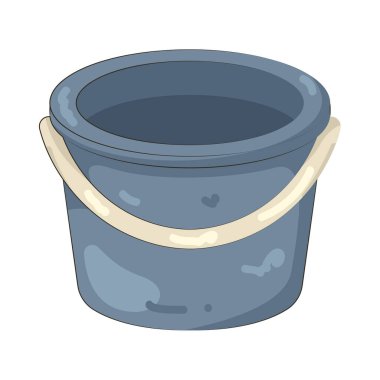 Plastik kova, kullanım, malzeme taşıma ve el işçiliğini sembolize eder..