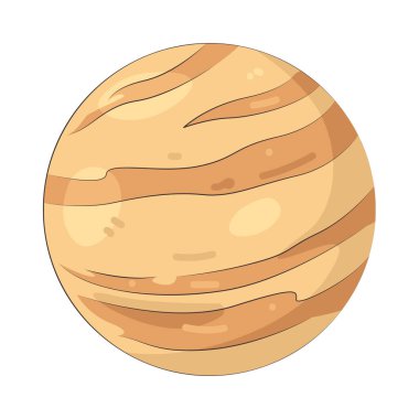 Venüs kalın, zehirli atmosferi ve aşırı yüzey sıcaklıkları olan parlak bir gezegendir..