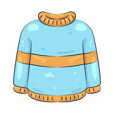 Kış süveteri sıcaklığı ve mevsimlik kıyafetleri temsil eder..