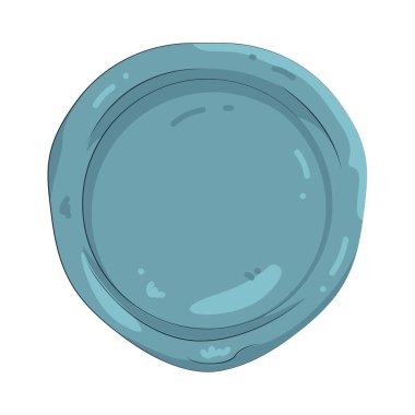 Yuvarlak damga onay, resmi işaret ve dairesel tasarım temsil eder..