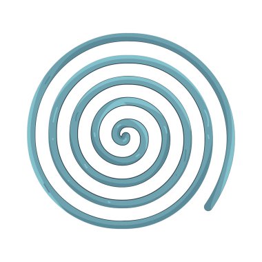 Bir spiral çember hareket, büyüme ve sürekli akışı temsil eder..