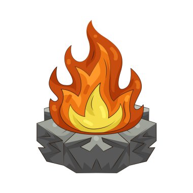 Ateş sıcaklığı, yanmayı ve temel enerjiyi temsil eder..