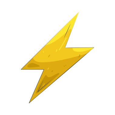 Yıldırım elektrik, güç akışı ve enerji verimliliğini temsil eder..