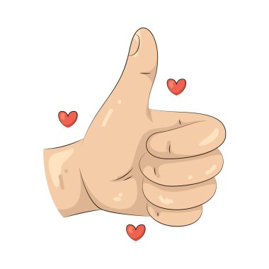 Onaylı bir kalp sevgiyi, desteği ve olumlu onayı simgeler..