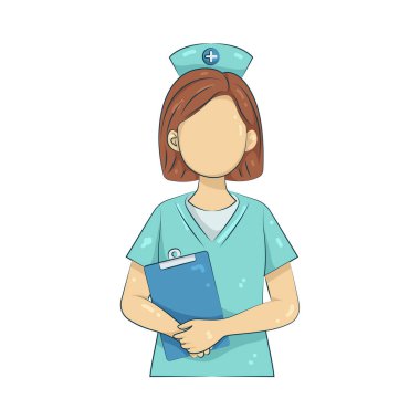 Kadın hemşire hastalara bakım, destek ve tıbbi yardım sunar..