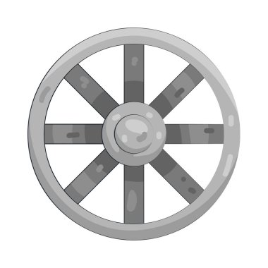 Klasik tekerlek, eski araçların klasik taşıma tekerlerini temsil eder..