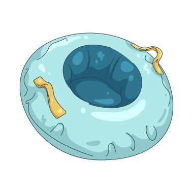 Kar tüpü, kar tepelerindeki eğlence borularını temsil eder..