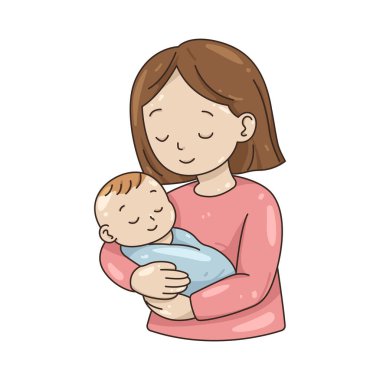 Anne kucağında bebek bakımı, korunma ve annelik sevgisini temsil ediyor..