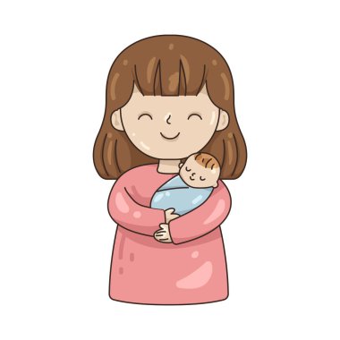 Anne kucağında bebek bakımı, korunma ve annelik sevgisini temsil ediyor..