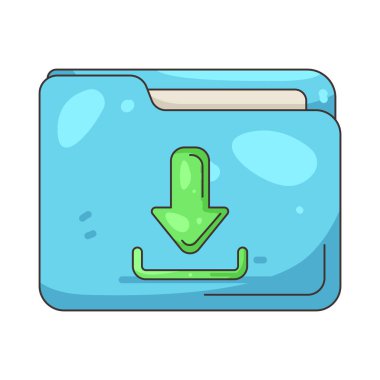 İndirme dizini indirilen dosyalar için düzenli depolamayı temsil ediyor.