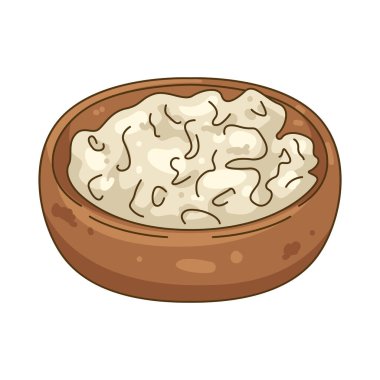 Süzme peynir, hafif aromalı taze, yumuşak peyniri simgeler..