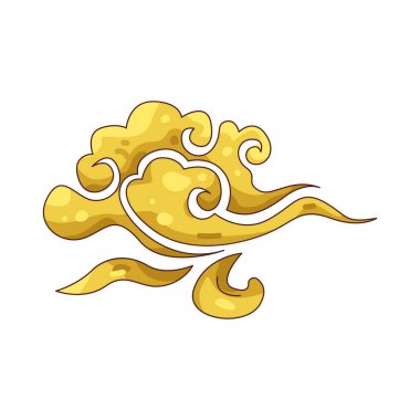 Altın bulut ilahi bereketi, refahı ve uğurlu serveti temsil eder..