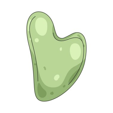 Gua sha taşı kan dolaşımını iyileştirmek ve yüz kaslarını gevşetmek için kullanılan bir masaj aracıdır..