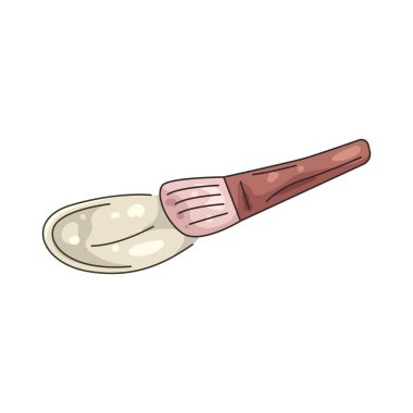 Deri maskesi fırçası, yüz maskelerini eşit ve hijyenik bir şekilde takmak için kullanılan bir araçtır..