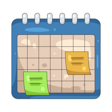 Bir takvim zamanlamayı, teslim tarihlerini ve zaman yönetimini temsil eder.