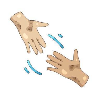 Uzanan eller, insanlar arasındaki desteği, bağlantıyı ve birliği sembolize eder.