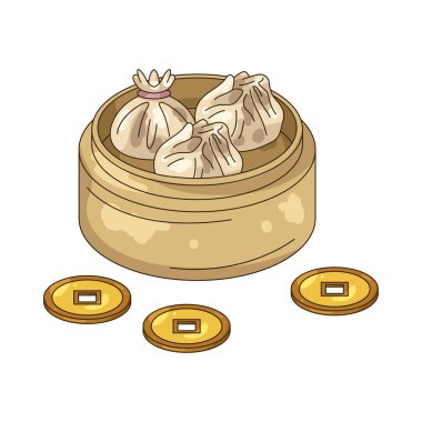 Hamur köfteleri, zenginliği ve bolluğu simgeleyen altın külçeler şeklinde geleneksel Çin yemekleridir..