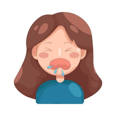 Öksürük boğaz tahrişini ya da solunum rahatsızlığını temsil eder, sıklıkla hastalık ya da enfeksiyonla ilişkilidir..