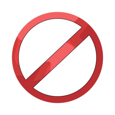 Yasaklanan eylemler, alanlar veya güvenlik nedenlerinden dolayı izin verilmeyen öğeler.