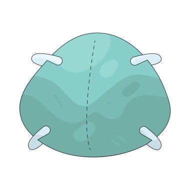 Yüz maskesi mikropların ve enfeksiyonların yayılmasını önler..