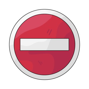 Giriş Yasak tabelası yasaklanmış alanları ya da özel mülkleri simgeler