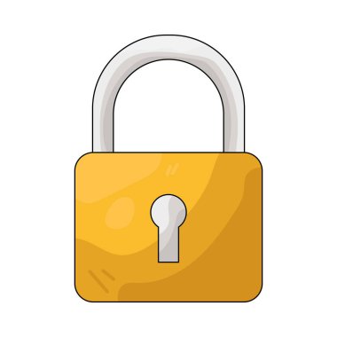 Asma kilit, mülk güvenliği ve korunmasını simgeler.